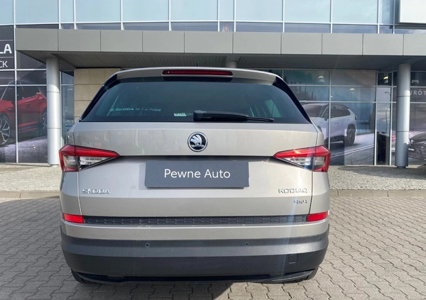 Skoda Kodiaq cena 104900 przebieg: 111705, rok produkcji 2018 z Kalisz małe 562